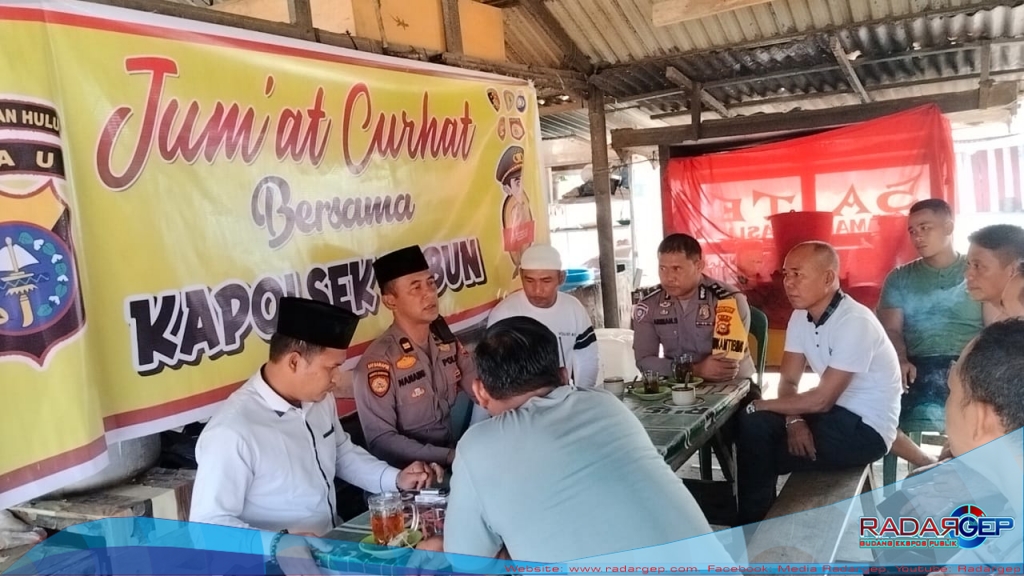 Jumat Curhat Plh Polsek Kabun, Terima Keluhan Masyarakat Terkait Pengaturan Parkir